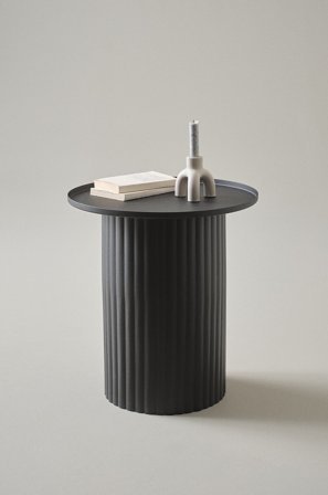 Jotex - Sidebord, Diameter 45,5 Cm Svart - MEDINA - Kjøp Sidebord & småbord hos Jotex