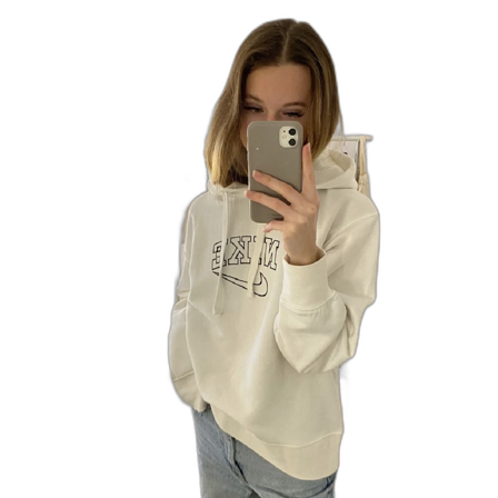Vit Nike Hoodie