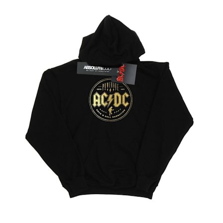 AC/DC Boys Rock N Roll Damnation Hoodie 5-6 år Svart
