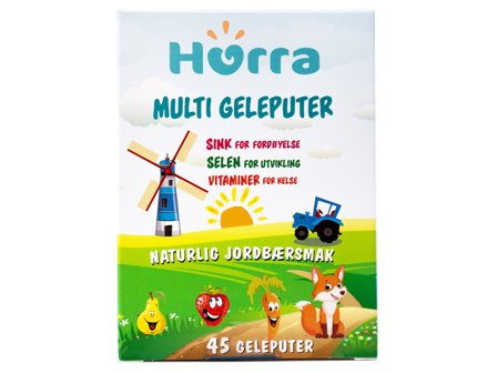Hurra Multi Geleputer, 45 stk.