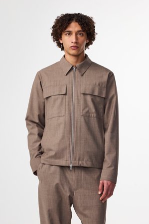 NN07 Alban Hybrid male Khaki Certified Wool