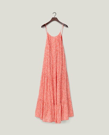 Lexington Printed sun dress, coral
