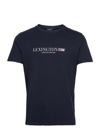 Max Printed Tee Blue Lexington Clothing