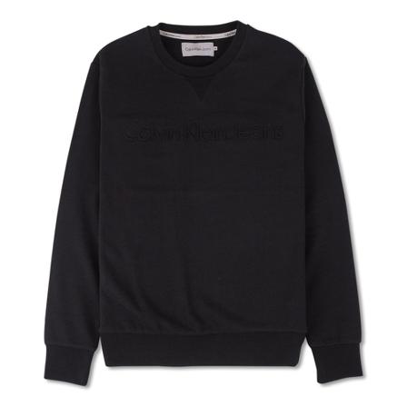 Calvin Klein Stemplet logo Sweatshirt Sort, Herre Sweatshirts