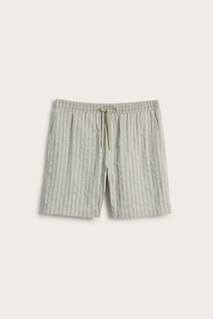 Kappahl | Szorty w paski, z kory Zielony M | Zielony