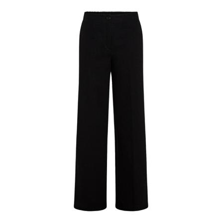 Pomandère, Straight Trousers Zwart, Dames, Maat:M