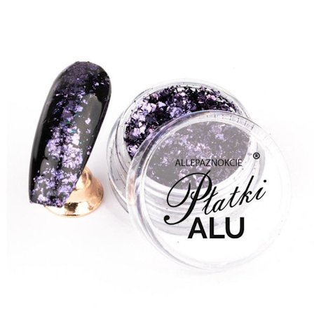 Nageldekorationer - Metall / Alu flingor - 14