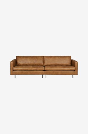 BePureHome - 3-sits soffa Rodeo, eco läder - Brun - Soffor - Från Homeroom