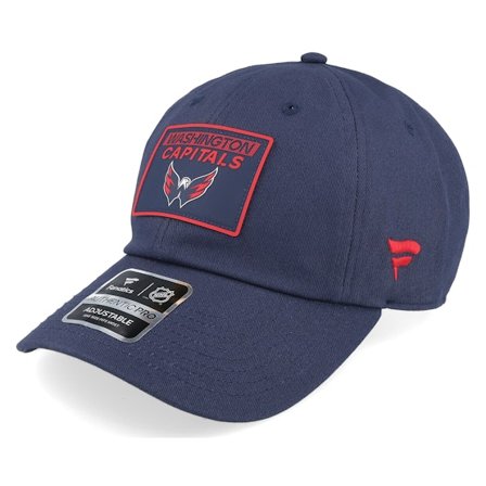 Fanatics - NHL Blauw unconstructed Cap - Washington Capitals Authentic Pro Rink Prime A. Navy Dad Cap @ Hatstore