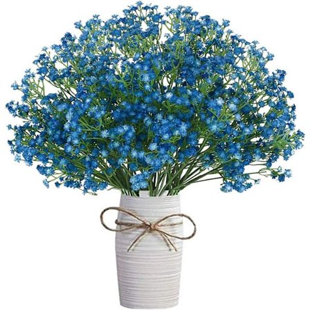 6 st konstgjorda Baby Breath Gypsophila blommor buketter för DIY krans blomsterarrangemang dekoration
