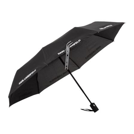 Karl Lagerfeld Essential Umbrella , Zwart , Dames , Maat: ONE Size Accessoires
