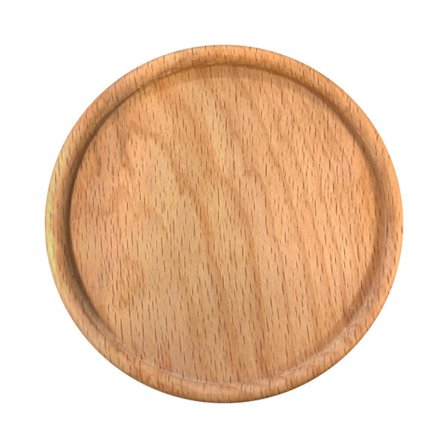 Bordskåner, Lyst Træ - Rund - Nr. 2