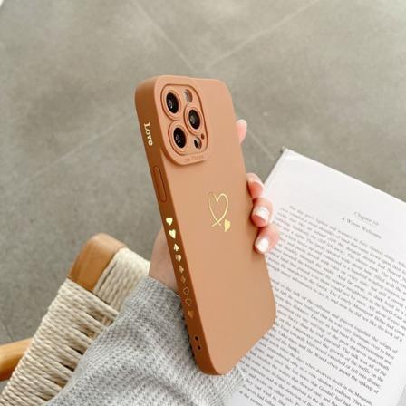 Kompatibel med iPhone 13pro max Skal för kvinnor, Bronzing Luxury