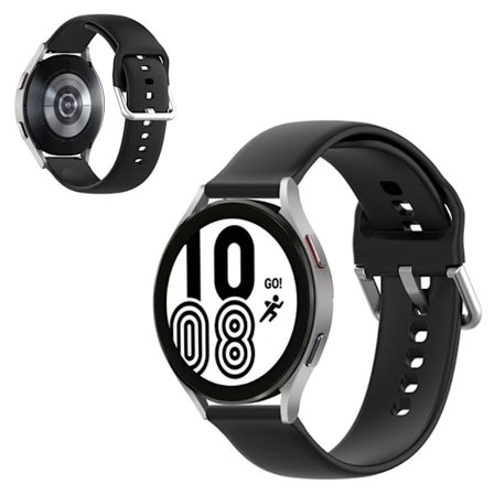 Enkelt klockarmband i silikon för Samsung Galaxy Watch 4 klocka - Svart