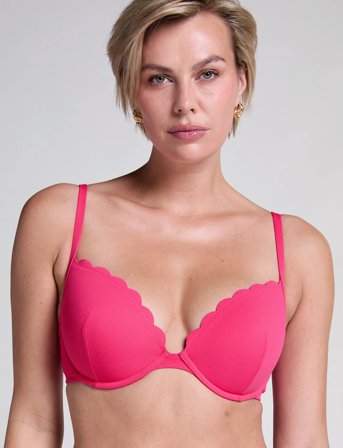 Hunkemöller Scallop Pp - Pink - G x 75