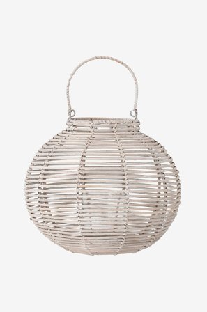 Bloomingville - Lanterne Malua - Hvid - Lysestager & lanterner - Fra Homeroom