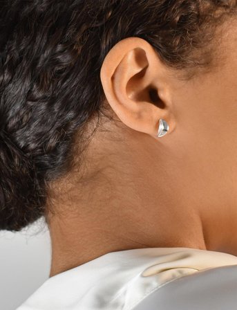 Drakenberg Sjölin Botanica Drop Studs - Silver - ONE SIZE