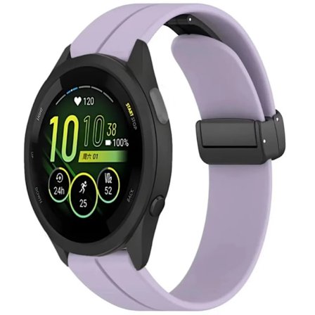 20mm 22mm Mjukt Silikonarmband för Garmin Active 5 Vivoactive 5 Magnetiskt Armband Armband Garmin Forerunner 55 965 265 165 Armband