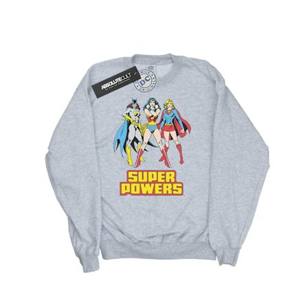 DC Comics Girls Wonder Woman Super Power Group Sweatshirt 9-11
