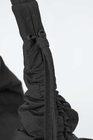 COS Women's Canopy Oversized Crossbody Bag - Nylon in Black