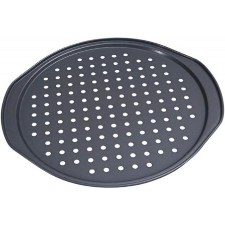 Perforated Non-Stick Baking Sheet, Professional Pans Air Circulation Crispy Crust Pizza Baking Pan for Oven, Heat Conduction Pizza Pan with Holes, 14 