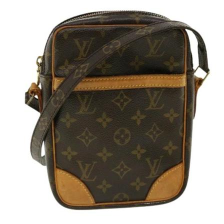 Louis Vuitton Vintage, Pre-owned Canvas louis-vuitton-bags Bruin, Dames, Maat:ONE Size,leather