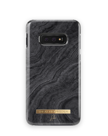 Unisex deksel, Sylvie Meis Galaxy S10E Black Reef Marble, iDeal of Sweden