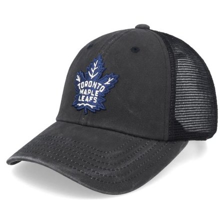 American Needle - NHL Svart trucker Keps - Toronto Maple Leafs Raglan Bones Black Trucker @ Hatstore