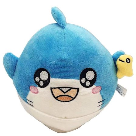 Lankybox Hovedbeklædning Drag Figur Pude Dukke Plys Legetøj Børn Fødselsdagsgaver Æske(23cm baby haj)