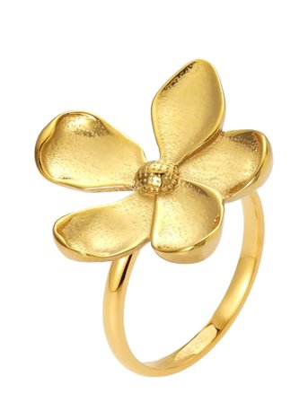 Sistie Blumie - Ring Gold-Plated - Gold - 58