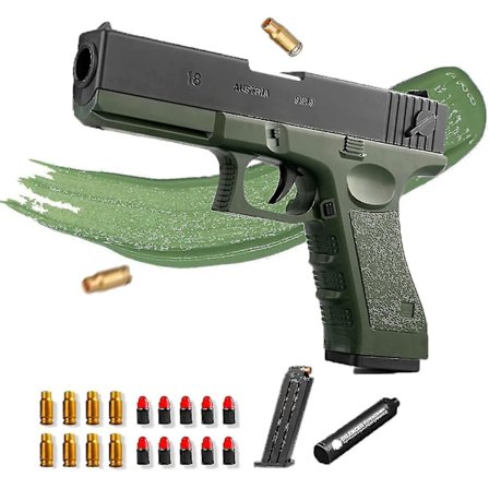 Nytt leketøysvåpen for barn i 2023, skumskytevåpen for gutter, oppgradert plastleketøyspistol, bursdagsgave til barn for utendørs lek