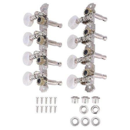 Mandolin Stemmeskruer, 4L4R Maskinhoder Strengstemmeskruer for 8-strengs Mandolin Instrumenter Tilbehør