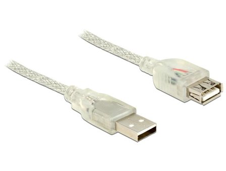 Delock USB-forlengelseskabel - USB til USB - 1 m