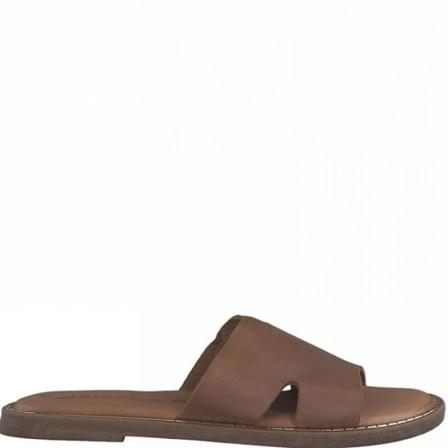 Kvinders Mules - Tamaris 27135 - Brun - Komfortabel Touch It - Skridsikker gummisål kastanj 36
