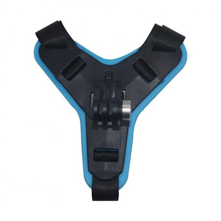 Motorsykkelhjelmholder, hjelmholder, hakemontering svart, med 1 skrue for GoPro Hero 13/12/11/10/9/8/7/6/5, for Osmo Action, for Session, for SJCAM