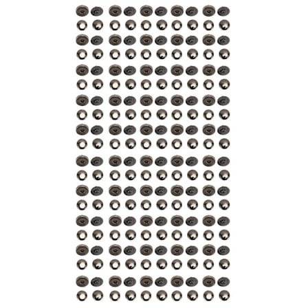 50 Sarjaa Magneettisia Neppareita 14x4mm Korkea Kovuus Seos Magneettinen Nappi Lukko Nepparit Punk Vaatteiden Kenkien Koristeluun Hopea Musta