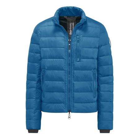 BomBoogie, Padded Micro-Ripstop Nylon Short Jacket Niebieski, Mężczyzna, Rozmiar: M