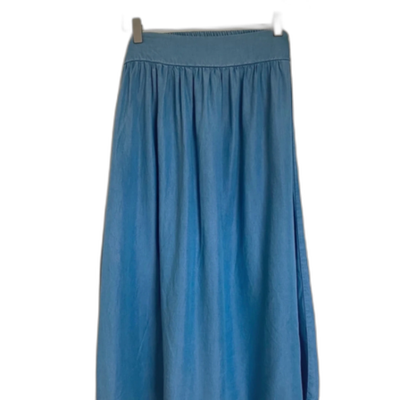 Kjol blå Stl 36, Cream