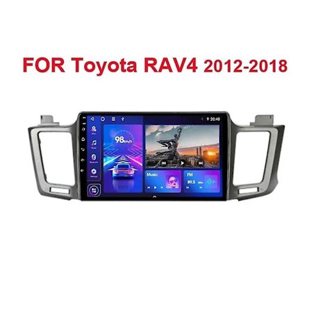 Android Bilradio Multimediaspelare Navigation GPS Stereo Kompatibel med Toyota RAV4 RAV 4 2012-2018 2din-Perfet