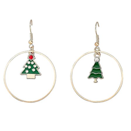 Julegave øreringe til kvinder trædesign[D]