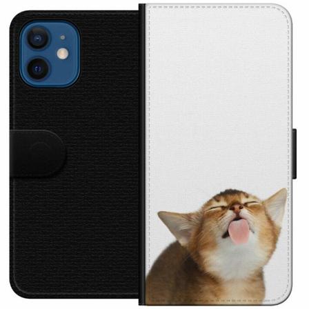 Apple Iphone 12 Mini Plånboksfodral Cat Keeps You Clean