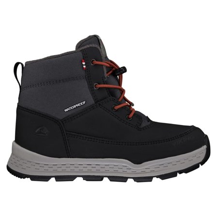 Viking Footwear Kids' Sjur Waterproof Children lined boots Black 31