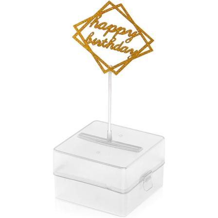 Kakepengeske med håndtak, gratulerer med dagen kakepengeske, pengeuttrekksboks for festdekorasjon