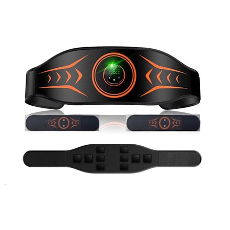 Muskelstimulator EMS Bukbältetränare LCD-skärm Abs Fitness Hemgym Viktminskning Kropp Bantning magträning