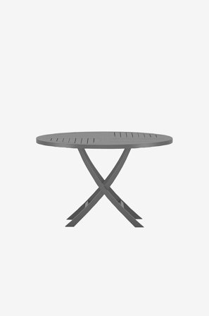 Venture Home - Kenya Rundt spisebord - Svart - Spisebord - Fra Homeroom