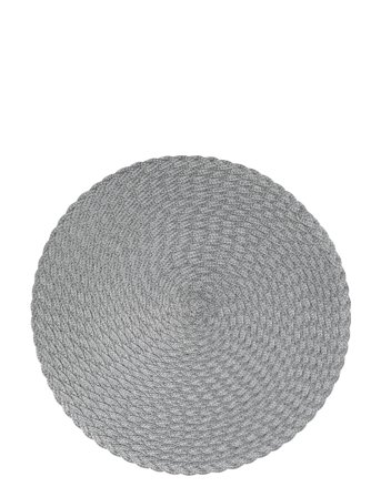 Noble House Place Mat Tellus - Grey - Ø 38 cm