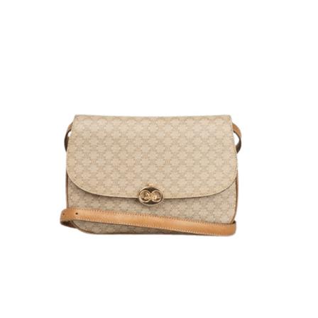 Celine Vintage, Pre-owned Bag Beige, Heren, Maat:ONE Size