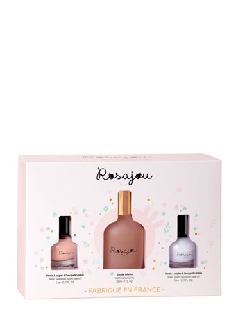 Eau De Toilette & 2 Nail Polishes Patterned ROSAJOU