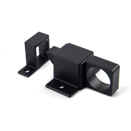 Dörrbult Spärr Aluminiumlegering Säkerhet Automatisk fönsterport S Black