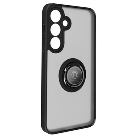 Fodral till Samsung Galaxy S24 Plus AVIZAR - Metal Ring Support Funktion Svart